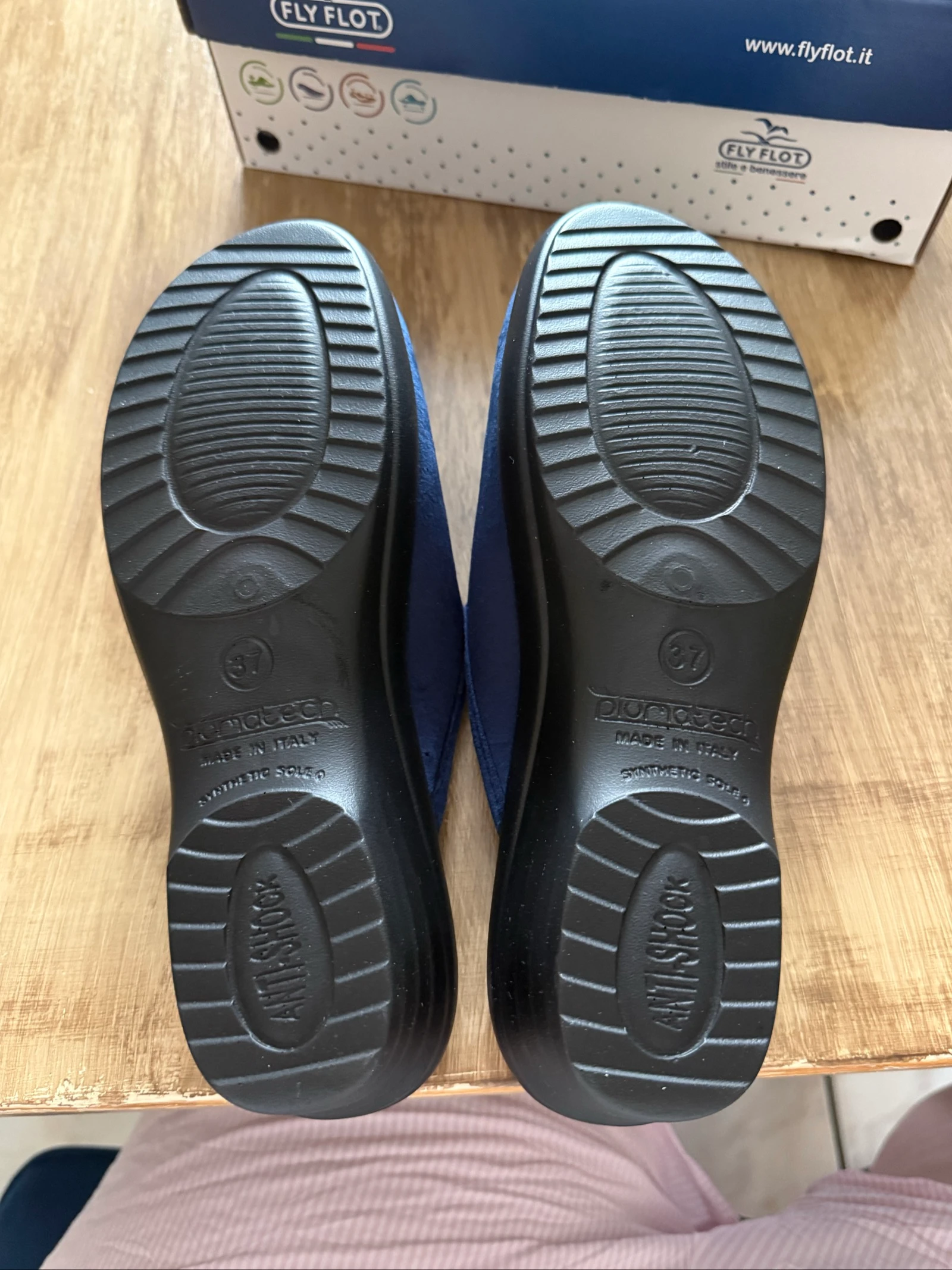 Pantufa de interior azul marinho fly flot tamanho 37 – photo 3